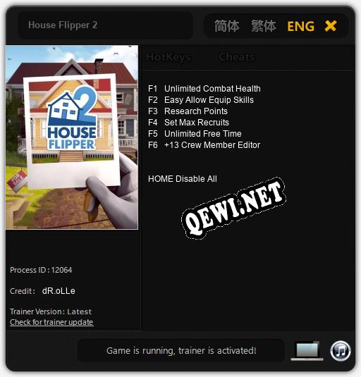 House Flipper 2: Читы, Трейнер +6 [dR.oLLe]