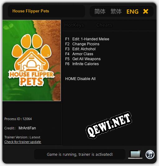 House Flipper Pets: Трейнер +6 [v1.4]