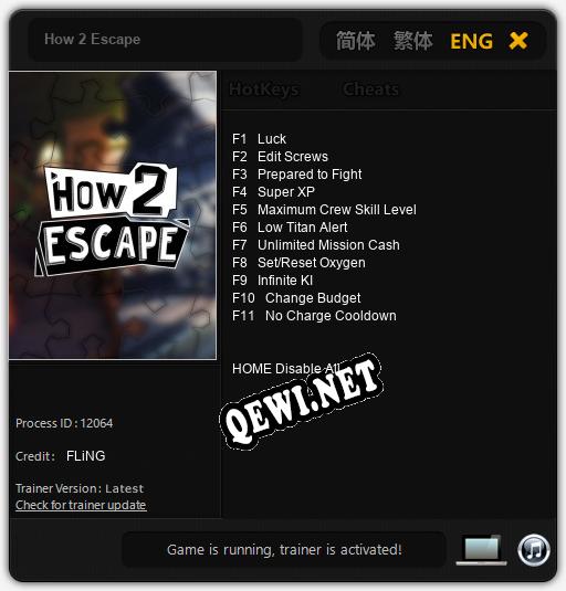 How 2 Escape: Читы, Трейнер +11 [FLiNG]