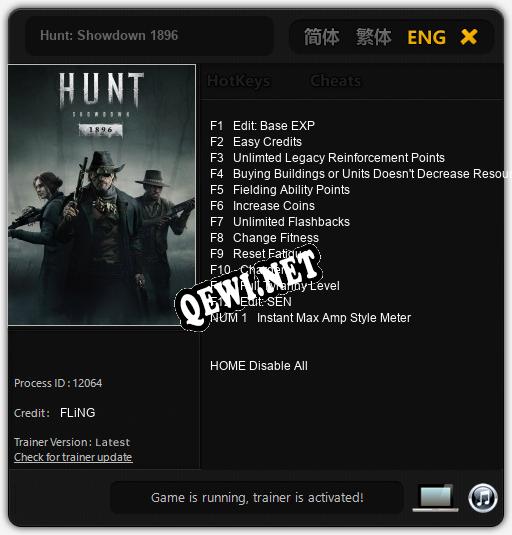 Hunt: Showdown 1896: ТРЕЙНЕР И ЧИТЫ (V1.0.66)