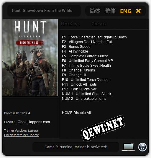 Hunt: Showdown From the Wilds: Читы, Трейнер +14 [CheatHappens.com]