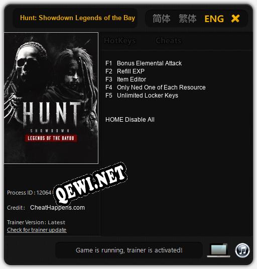 Hunt: Showdown Legends of the Bayou: Трейнер +5 [v1.9]