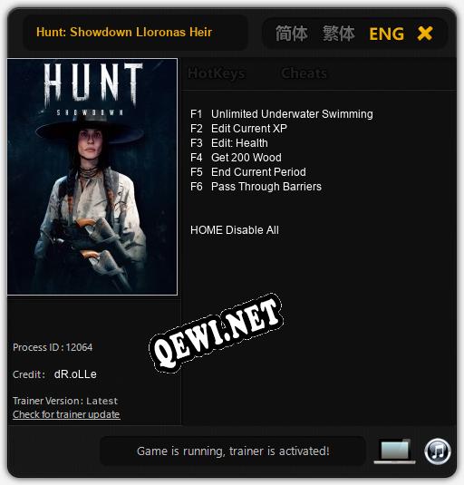 Hunt: Showdown Lloronas Heir: ТРЕЙНЕР И ЧИТЫ (V1.0.30)