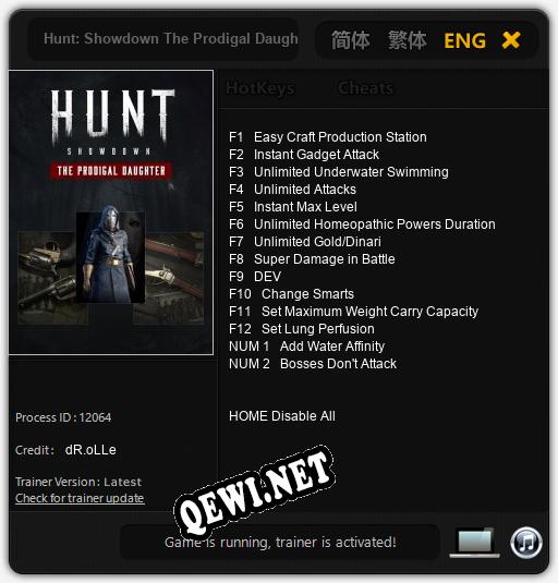 Hunt: Showdown The Prodigal Daughter: Трейнер +14 [v1.7]