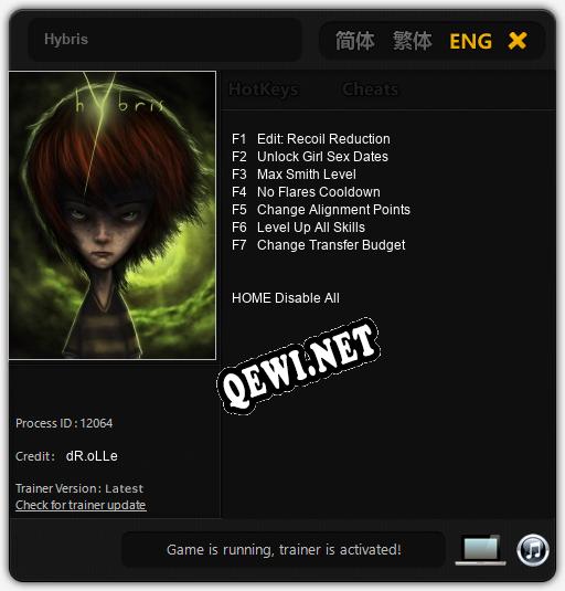 Hybris: ТРЕЙНЕР И ЧИТЫ (V1.0.71)