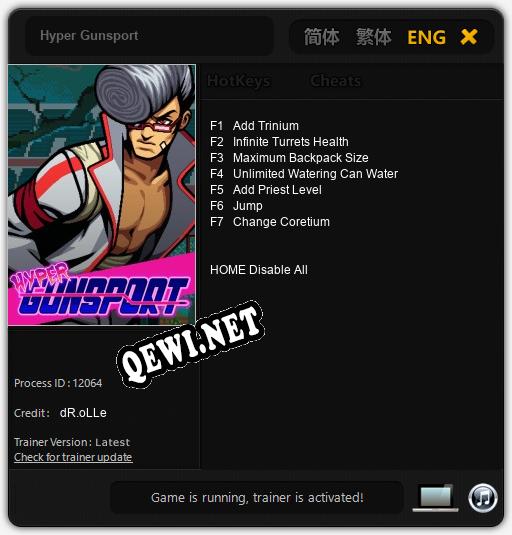 Hyper Gunsport: ТРЕЙНЕР И ЧИТЫ (V1.0.47)