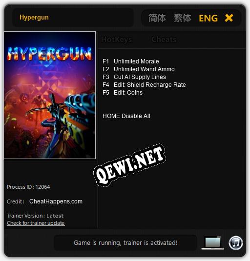 Hypergun: Читы, Трейнер +5 [CheatHappens.com]