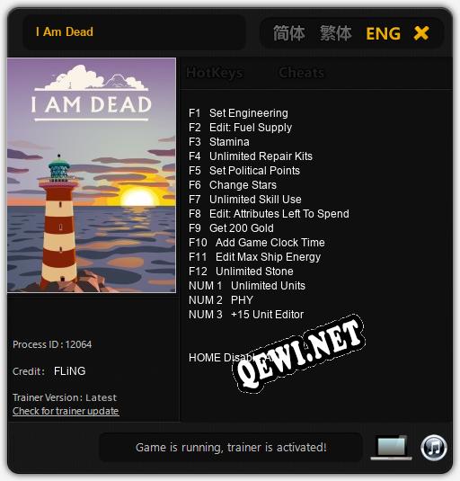 I Am Dead: ТРЕЙНЕР И ЧИТЫ (V1.0.87)