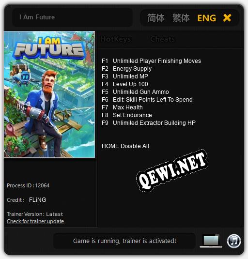 I Am Future: Трейнер +9 [v1.7]