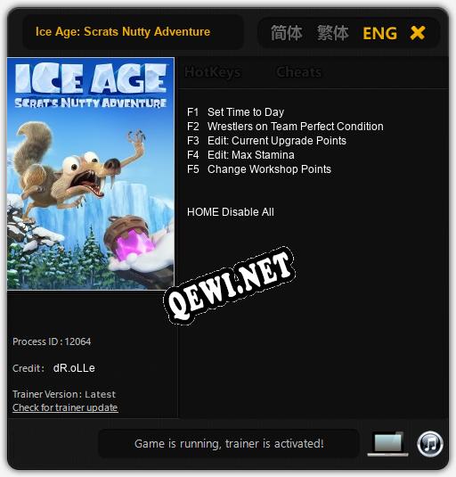 Ice Age: Scrats Nutty Adventure: ТРЕЙНЕР И ЧИТЫ (V1.0.2)