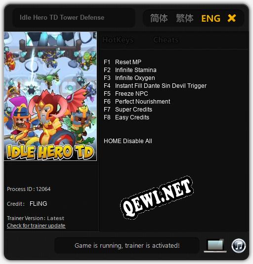 Трейнер для Idle Hero TD Tower Defense [v1.0.6]