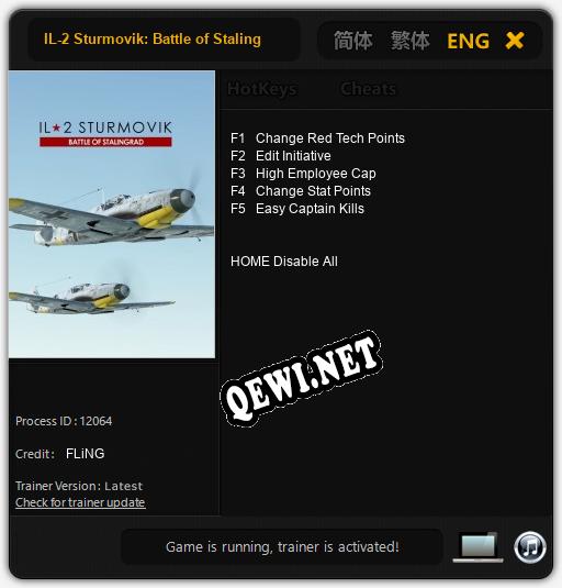 IL-2 Sturmovik: Battle of Stalingrad: Трейнер +5 [v1.8]