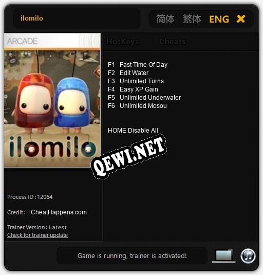 ilomilo: Трейнер +6 [v1.7]