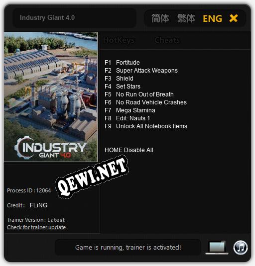 Industry Giant 4.0: Читы, Трейнер +9 [FLiNG]