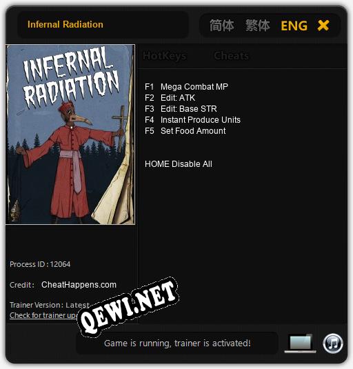 Infernal Radiation: Читы, Трейнер +5 [CheatHappens.com]
