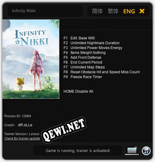 Infinity Nikki: Трейнер +9 [v1.6]