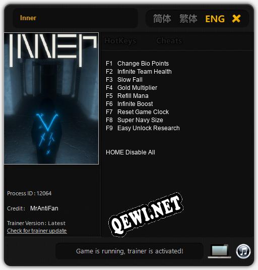 Inner: Трейнер +9 [v1.4]