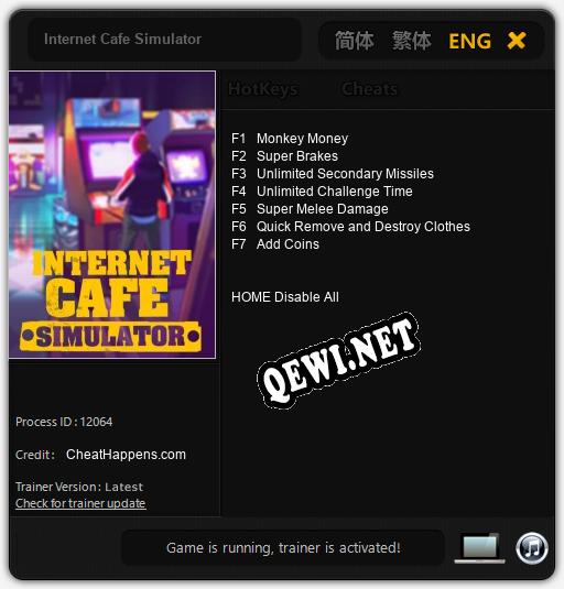 Internet Cafe Simulator: Читы, Трейнер +7 [CheatHappens.com]