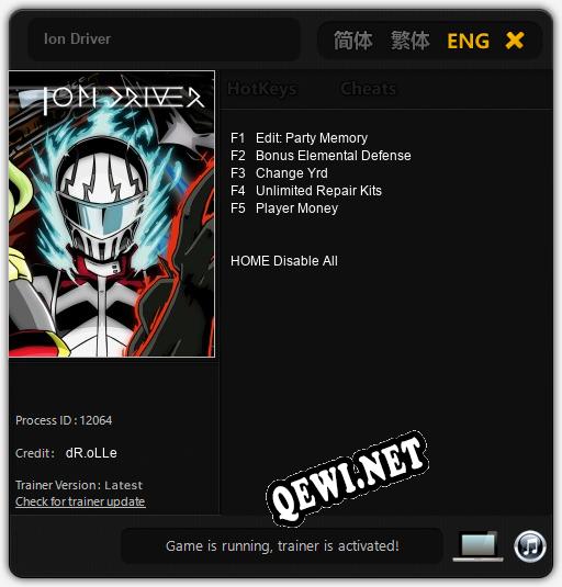 Ion Driver: ТРЕЙНЕР И ЧИТЫ (V1.0.24)