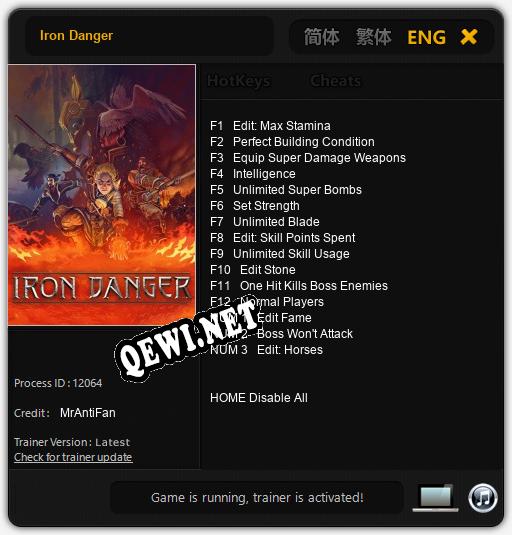 Iron Danger: ТРЕЙНЕР И ЧИТЫ (V1.0.25)