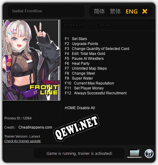 Трейнер для Isekai Frontline [v1.0.7]