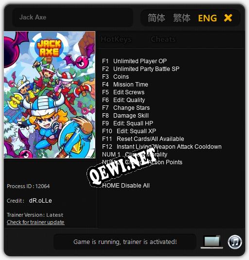 Jack Axe: ТРЕЙНЕР И ЧИТЫ (V1.0.78)