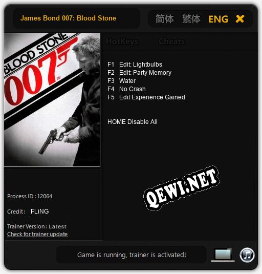 James Bond 007: Blood Stone: ТРЕЙНЕР И ЧИТЫ (V1.0.88)