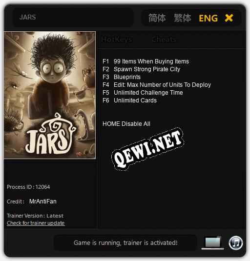 JARS: ТРЕЙНЕР И ЧИТЫ (V1.0.77)