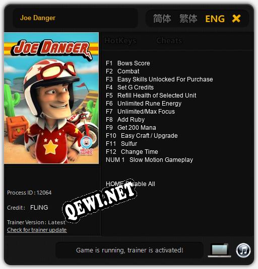 Joe Danger: ТРЕЙНЕР И ЧИТЫ (V1.0.46)