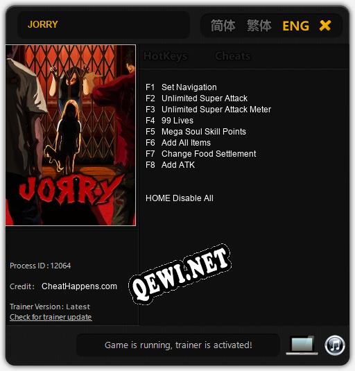 JORRY: ТРЕЙНЕР И ЧИТЫ (V1.0.88)