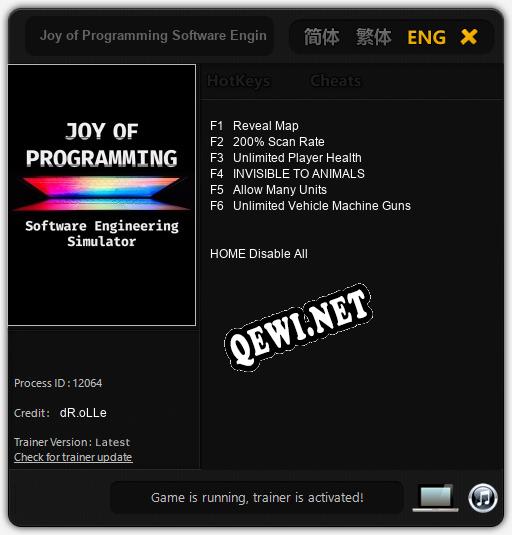 Joy of Programming Software Engineering Simulator: Читы, Трейнер +6 [dR.oLLe]