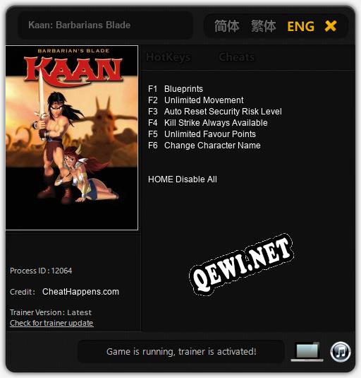 Kaan: Barbarians Blade: ТРЕЙНЕР И ЧИТЫ (V1.0.64)