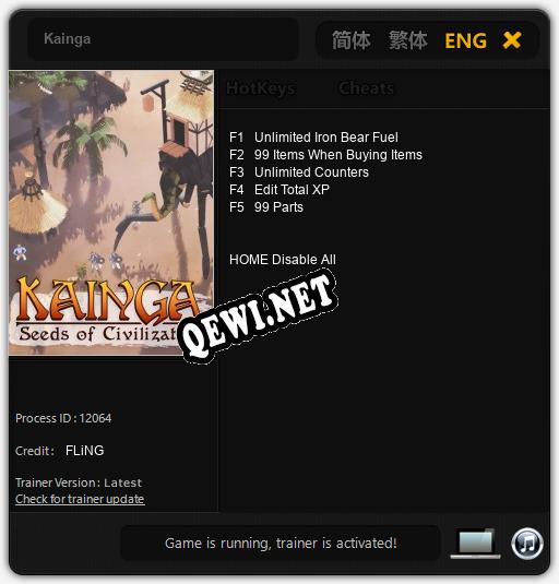 Трейнер для Kainga [v1.0.6]