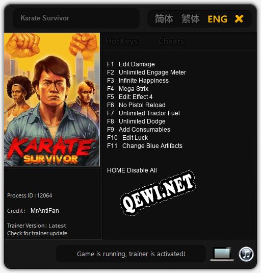 Karate Survivor: ТРЕЙНЕР И ЧИТЫ (V1.0.1)