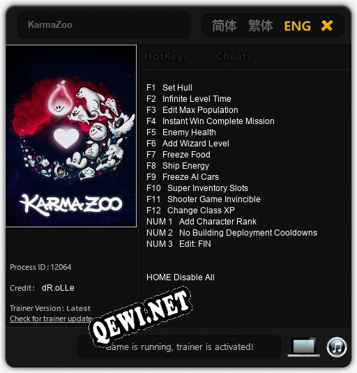 KarmaZoo: ТРЕЙНЕР И ЧИТЫ (V1.0.67)