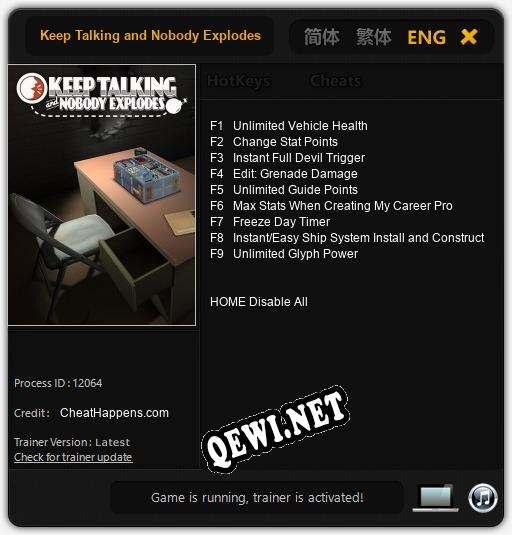 Keep Talking and Nobody Explodes: Читы, Трейнер +9 [CheatHappens.com]