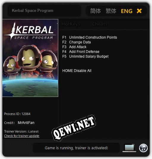 Kerbal Space Program: ТРЕЙНЕР И ЧИТЫ (V1.0.97)