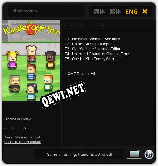 Kindergarten: Трейнер +5 [v1.3]
