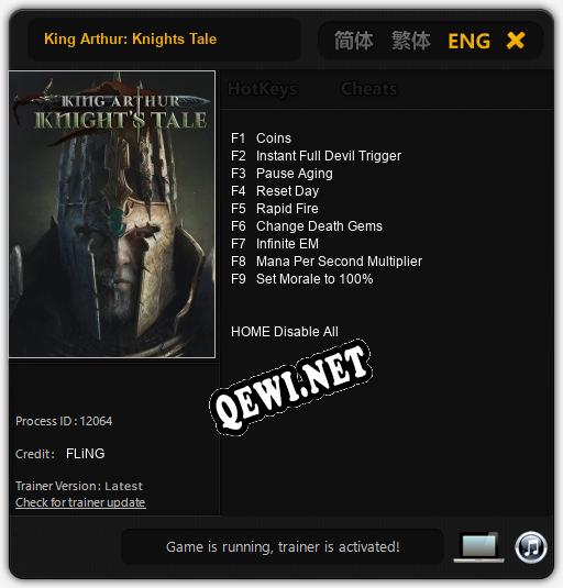 King Arthur: Knights Tale: Читы, Трейнер +9 [FLiNG]