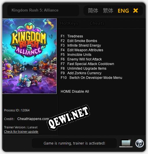 Kingdom Rush 5: Alliance: ТРЕЙНЕР И ЧИТЫ (V1.0.84)