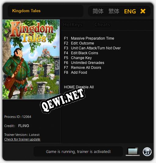 Трейнер для Kingdom Tales [v1.0.2]