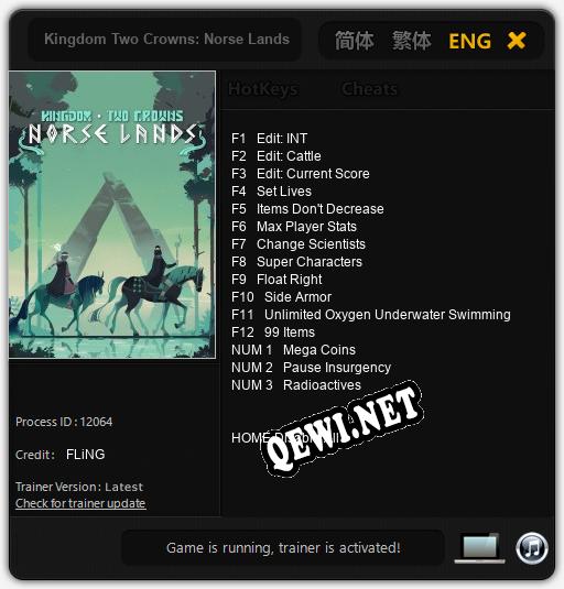 Kingdom Two Crowns: Norse Lands: Читы, Трейнер +15 [FLiNG]