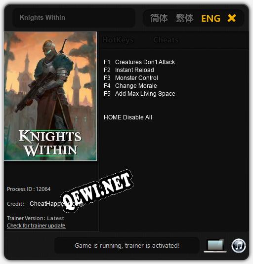 Knights Within: Читы, Трейнер +5 [CheatHappens.com]