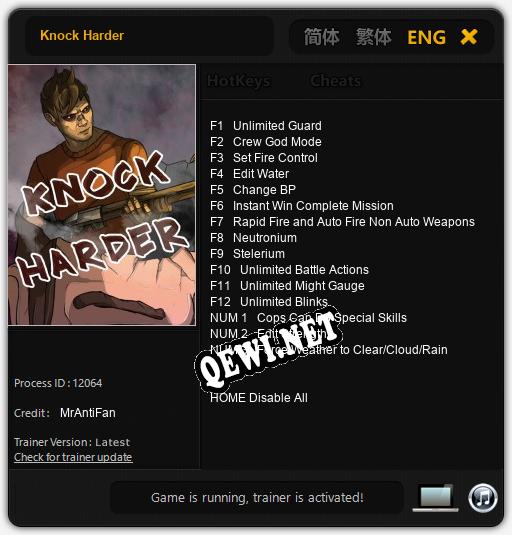 Knock Harder: ТРЕЙНЕР И ЧИТЫ (V1.0.86)