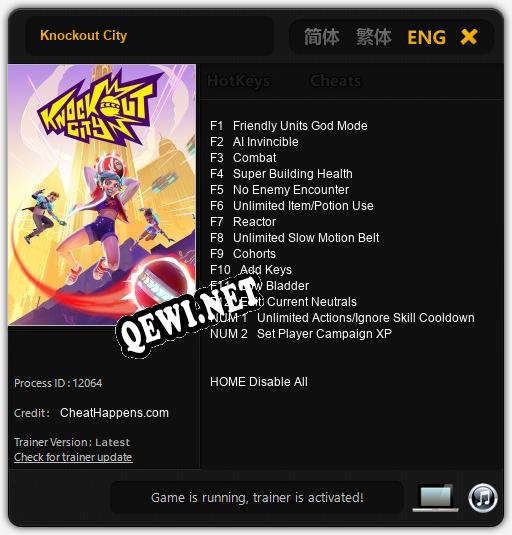 Knockout City: ТРЕЙНЕР И ЧИТЫ (V1.0.81)