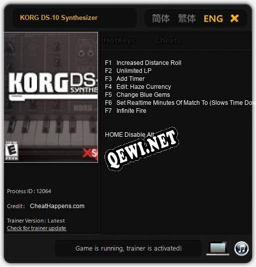 KORG DS-10 Synthesizer: Трейнер +7 [v1.6]