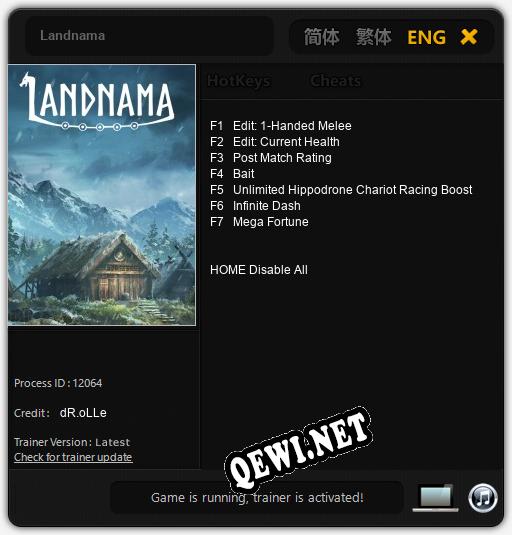 Landnama: Трейнер +7 [v1.2]