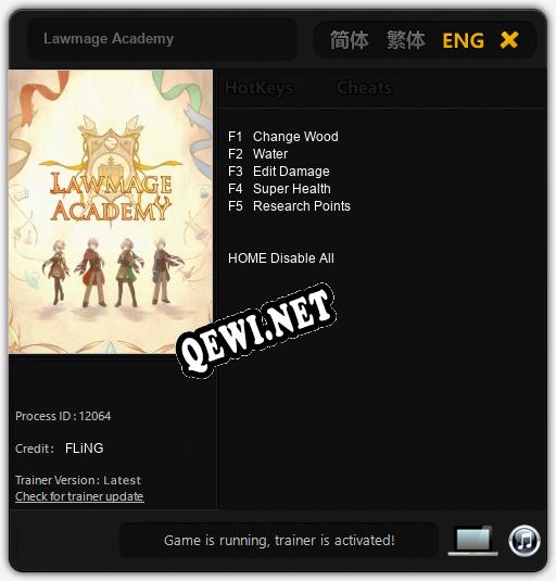 Lawmage Academy: Читы, Трейнер +5 [FLiNG]