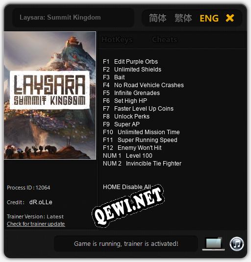 Laysara: Summit Kingdom: Читы, Трейнер +14 [dR.oLLe]
