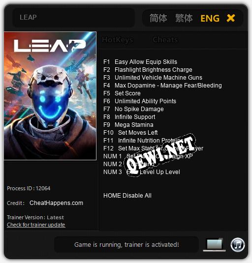LEAP: Читы, Трейнер +15 [CheatHappens.com]